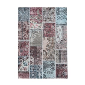 Patchwork vloerkleed - Toska Multicolor Rood - product