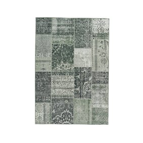 Patchwork vloerkleed - Bukan Dark Green