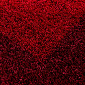 Hoogpolige loper - Edge Rood - sfeer