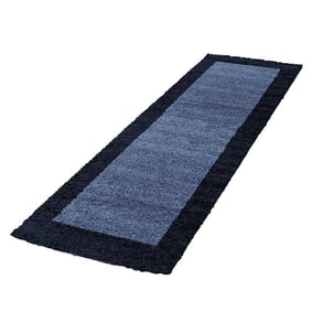 Hoogpolige loper - Edge Blauw