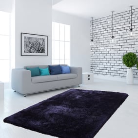 Shaggy vloerkleed - Cosy Donkerblauw