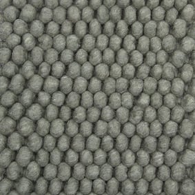 Wollen vloerkleed - New Loop Grijs/Groen 456 - product