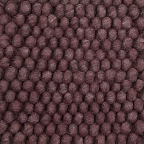 Wollen vloerkleed - New Loop Bordeaux/Rood 319 - sfeer