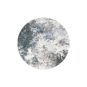 Rond modern vloerkleed - Anthony 7656 - sfeer