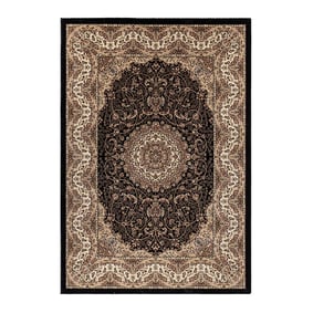 Perzisch vloerkleed - Kashmir Zwart 2606 - sfeer