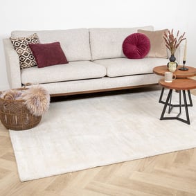 Viscose vloerkleed - Pearl Creme 