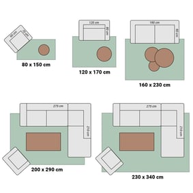 Modern vloerkleed - Arezzo ST 421 - sfeer