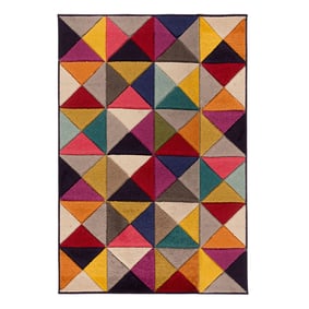 Modern vloerkleed - Spectro Samba Multicolor - sfeer