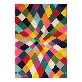 Modern vloerkleed - Spectro Rhumba Multicolor - sfeer
