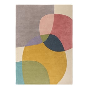 Modern vloerkleed - Rado Glow Multicolor - sfeer