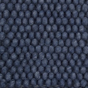 Wollen vloerkleed - New Loop Donkerblauw 290 - product
