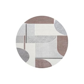 Rond modern vloerkleed - Verwood 6111