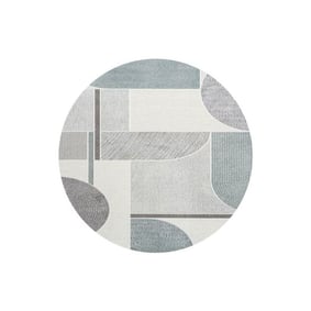Rond modern vloerkleed - Verwood 6141