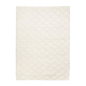 Wol gevlochten vloerkleed - Knit Creme - product