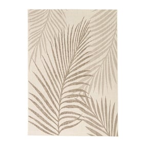 Jute buitenkleed - Nomad Leaves Creme - product