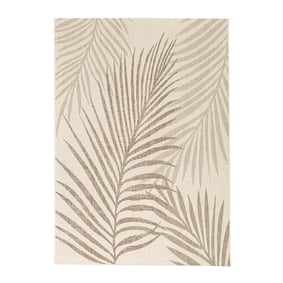 Jute buitenkleed - Nomad Leaves Creme - sfeer