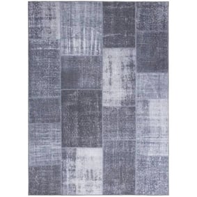 Patchwork vloerkleed - Moods Antraciet No.21 - product