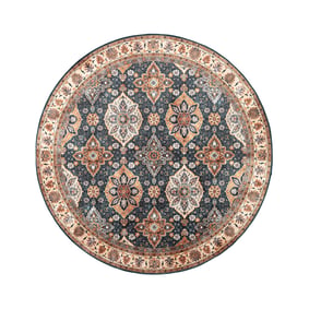 Rond vintage vloerkleed - Imagine Oriental Rustiek - sfeer