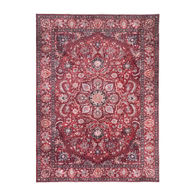 Vintage vloerkleed - Imagine Medaillon Rood - sfeer
