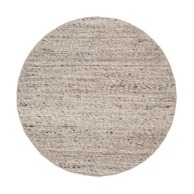 Rond wollen vloerkleed - Feline Bruin/Gemeleerd - sfeer