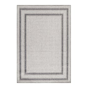 Jute buitenkleed - Aruba Double-Edge Creme - product