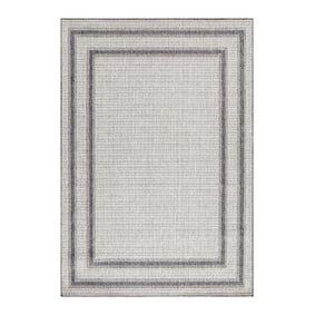 Jute buitenkleed - Aruba Double-Edge Creme - sfeer