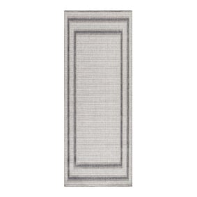 Jute balkonkleed - Aruba Double-Edge Creme - product