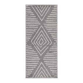 Jute balkonkleed - Aruba Square Grijs - sfeer