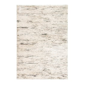 Hoogpolig vloerkleed - Blend Creme/Blauw - sfeer