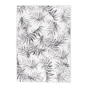 Botanical vloerkleed - Palmier Leaves Grey - product