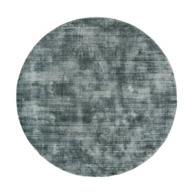 Rond viscose vloerkleed - Pearl Blauw/Groen - sfeer