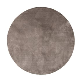 Rond wasbaar viscose vloerkleed - Vive Taupe - product