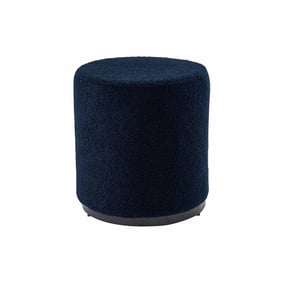 Poef - Teddy Donkerblauw
