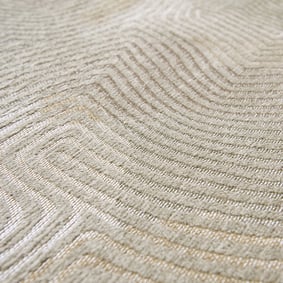 Rond modern vloerkleed - Meditation Coral 9229 Beige - sfeer