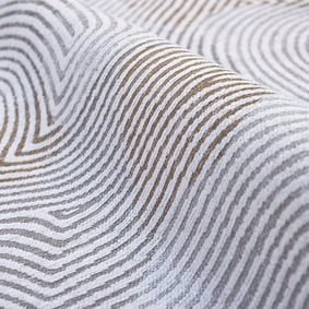 Rond modern vloerkleed - Meditation Coral 9228 Wit - sfeer