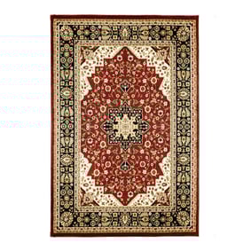Perzisch tapijt - Rezah Medaillon Rood - product
