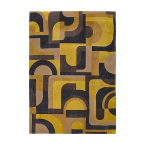 Modern vloerkleed - Nuance 9210 Geel - sfeer