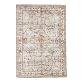 Vintage buitenkleed - Santo Flora Lichtgrijs - sfeer