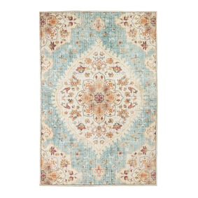 Vintage buitenkleed - Santo Mandala Lichtblauw - product