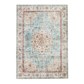 Vintage buitenkleed - Santo Medaillon Lichtblauw - sfeer