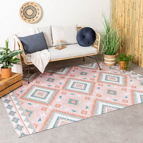 Bohemian buitenkleed - Vedra Aztec Roze