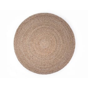 Rond wollen vloerkleed - Bellano ST Beige 142 - sfeer
