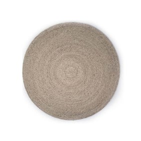 Rond wollen vloerkleed - Bellano ST Lichtgrijs 814 - sfeer
