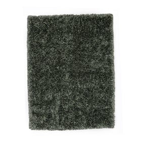 Shaggy vloerkleed - New Paulo Donkergroen 442 - sfeer