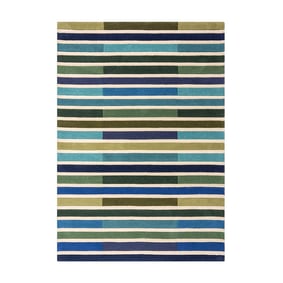 Modern vloerkleed - Illo Piano Groen/Multicolor - product