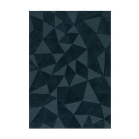 Modern vloerkleed - Mozo Shard Petrol - sfeer