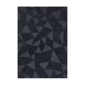 Modern vloerkleed - Mozo Shard Antraciet - sfeer