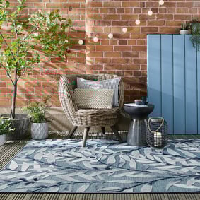 Buitenkleed - Plazo Willow Blauw