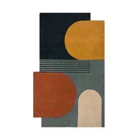 Abstract vloerkleed - Stracto Lozenge Multicolor - sfeer