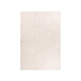 Geometrisch vloerkleed - Botticino 125 Creme/Goud - product